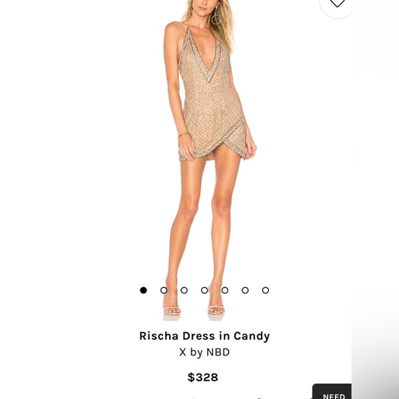 NWT X by NBD from REVOLVE Rischa dress in Candy - Picture 3 of 5